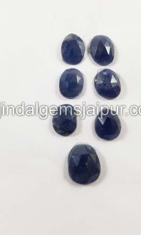 Blue Sapphire Rose Cut Slices